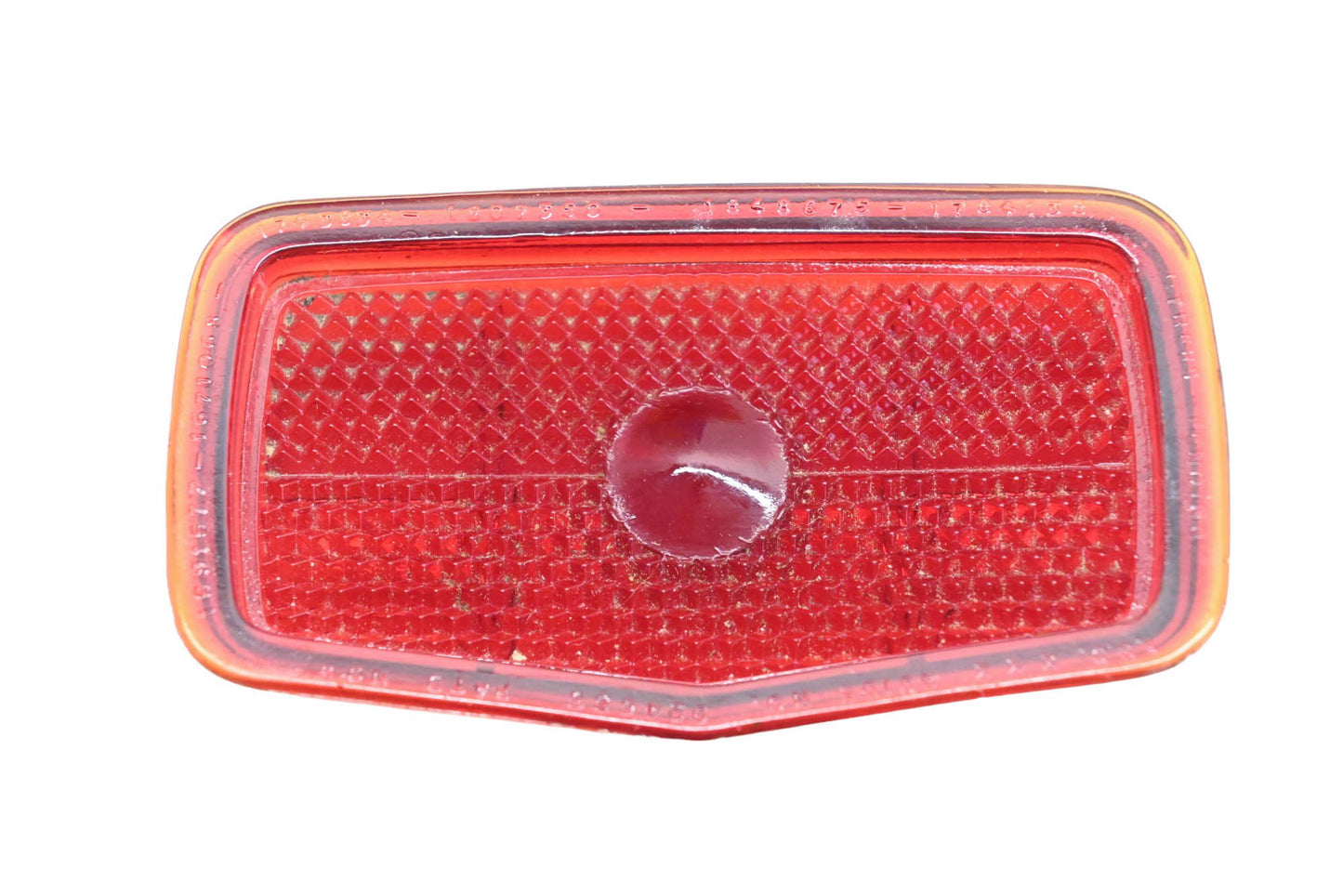 Stimsonite 924653 Red Glass X-1 Tail Light Lens NOS