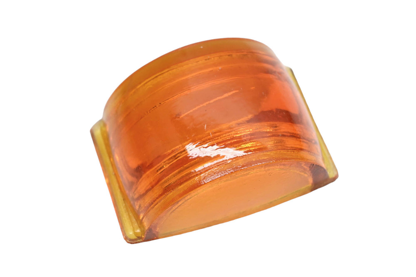 Aftermarket 537 Amber Glass Side Marker Lamp Lens NOS