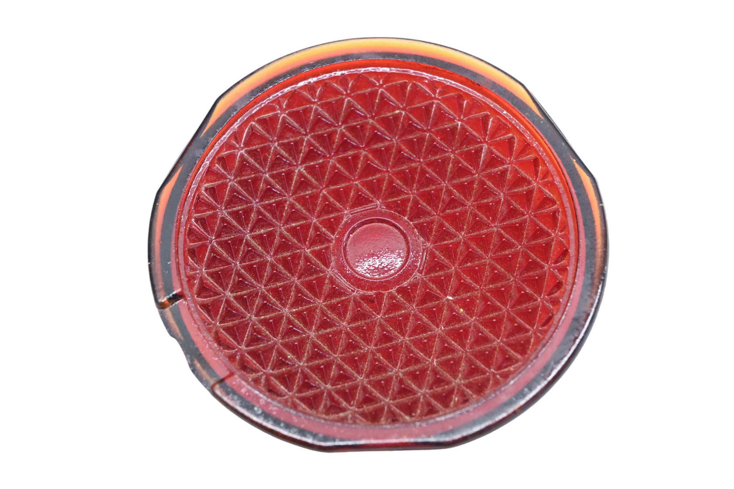 Griffin 72 Red Glass 3-5/16" Tail Light Lens NOS