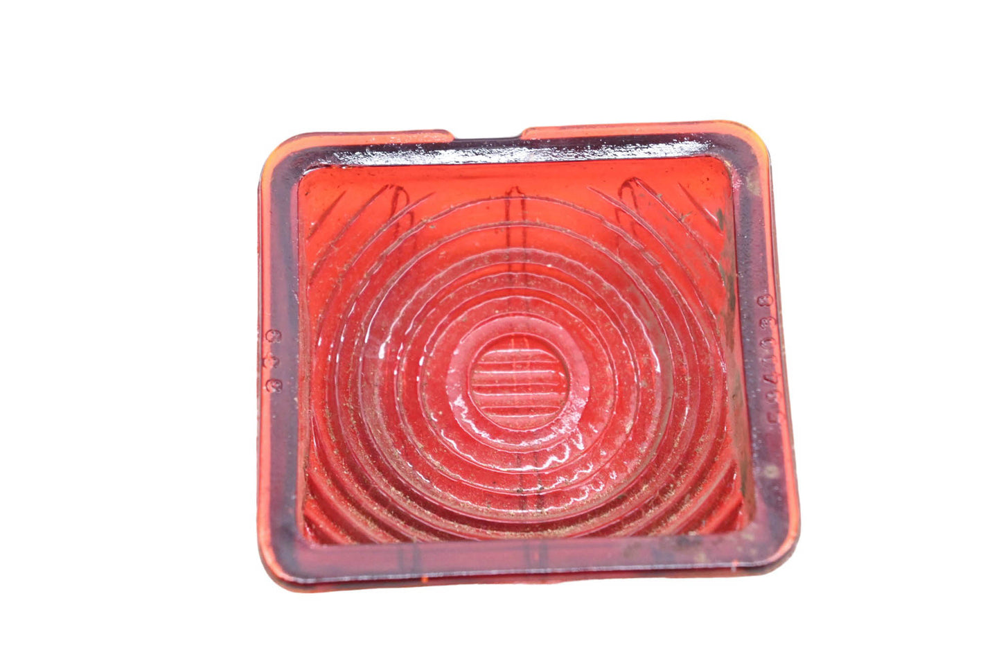 Lynx-Eye T-339, 339, 5940038 Red Glass Tail Light 2-9/16" x 2-3/8" Lens NOS