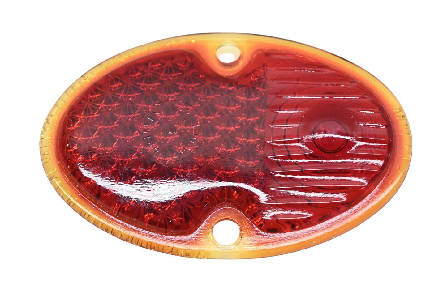 Griffin 65, 1735 Red Glass Tail Light 4-5/16" x 2-7/8" Lens NOS