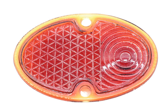 Griffin 65, 1735 Red Glass Tail Light 4-5/16" x 2-7/8" Lens NOS