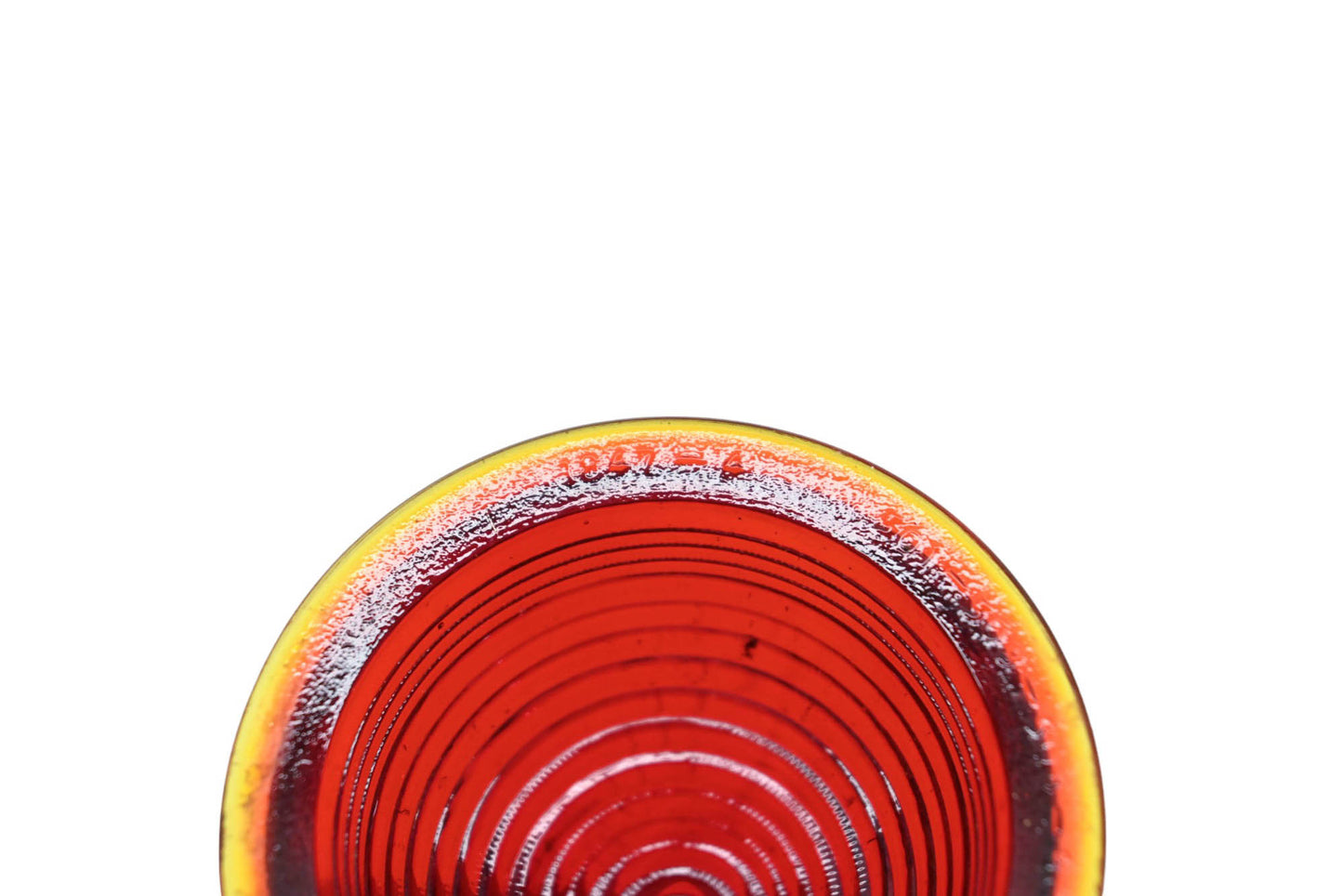 K-D 1847, 1847-4 Red Glass Beehive Tail Light 2-7/16" Lens NOS