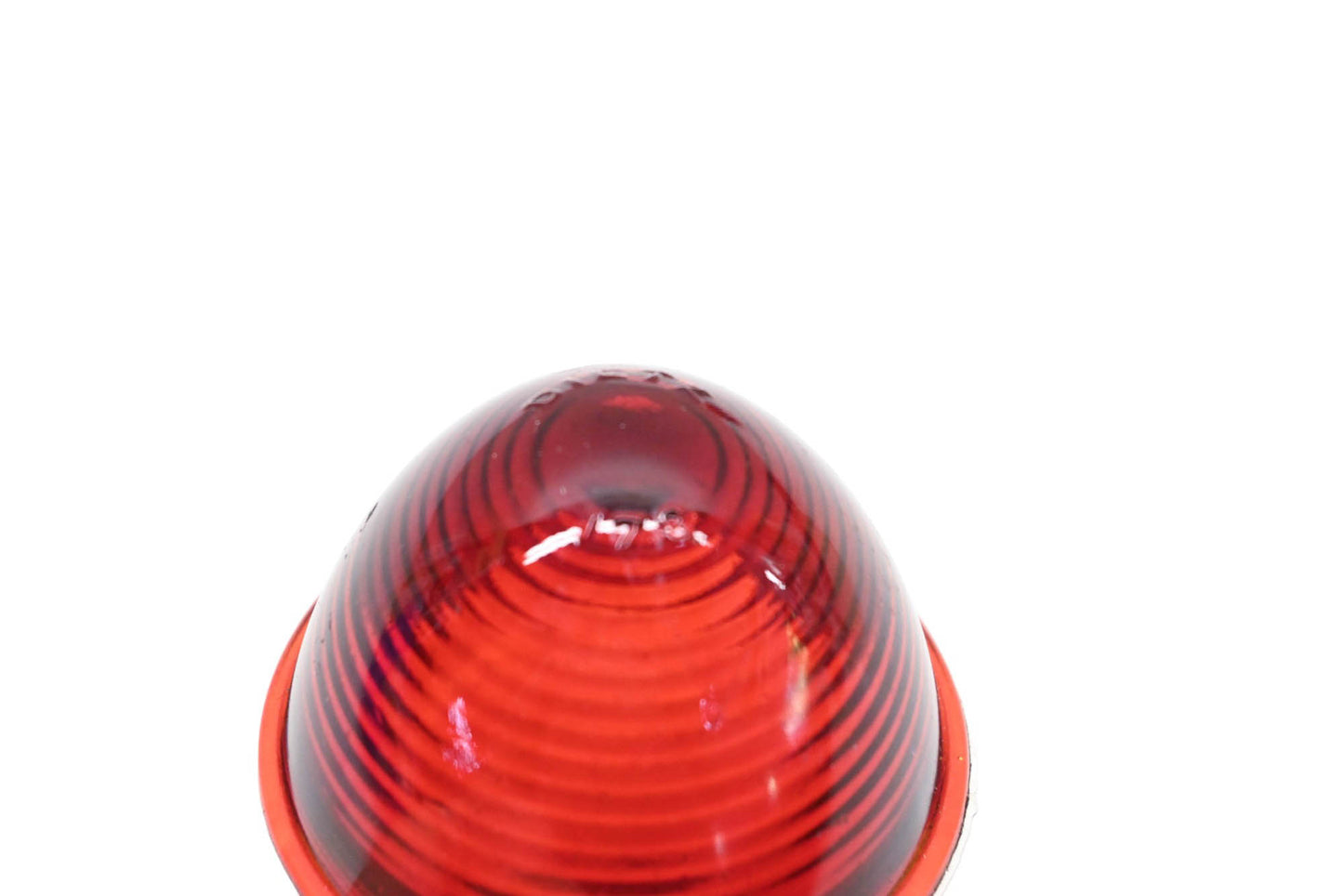 Dietz 178 Red Glass Beehive Tail Light 2-7/16" Lens NOS