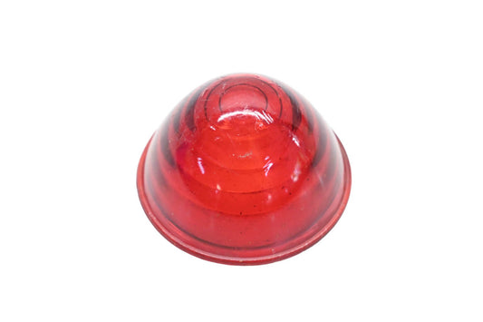 K-D BL25 Red Glass Beehive Tail Light 2-7/16" Lens NOS