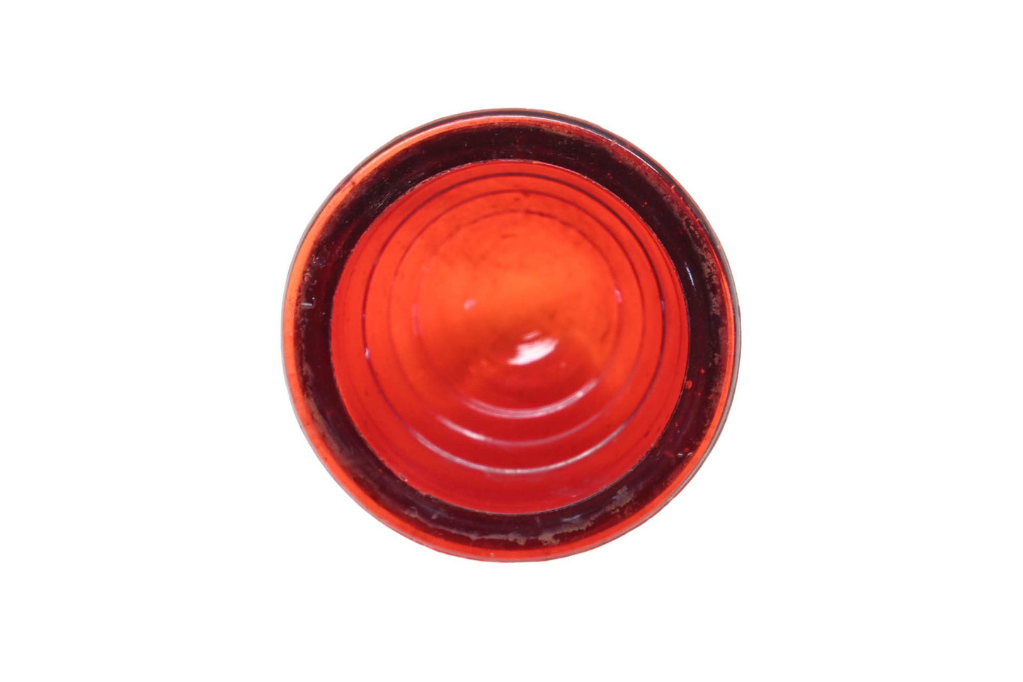 K-D BL25 Red Glass Beehive Tail Light 2-7/16" Lens NOS