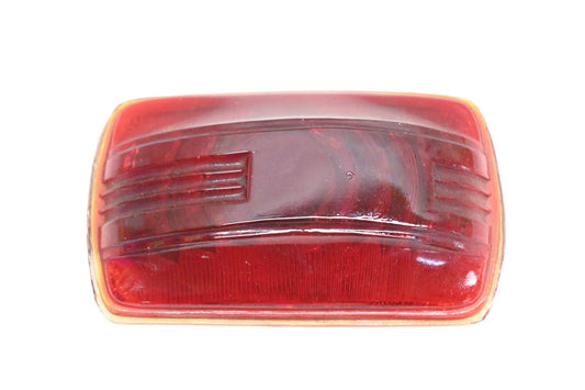 Sunbeam P117 Red Glass Tail Light 2-1/8" x 3-5/8" Lens NOS
