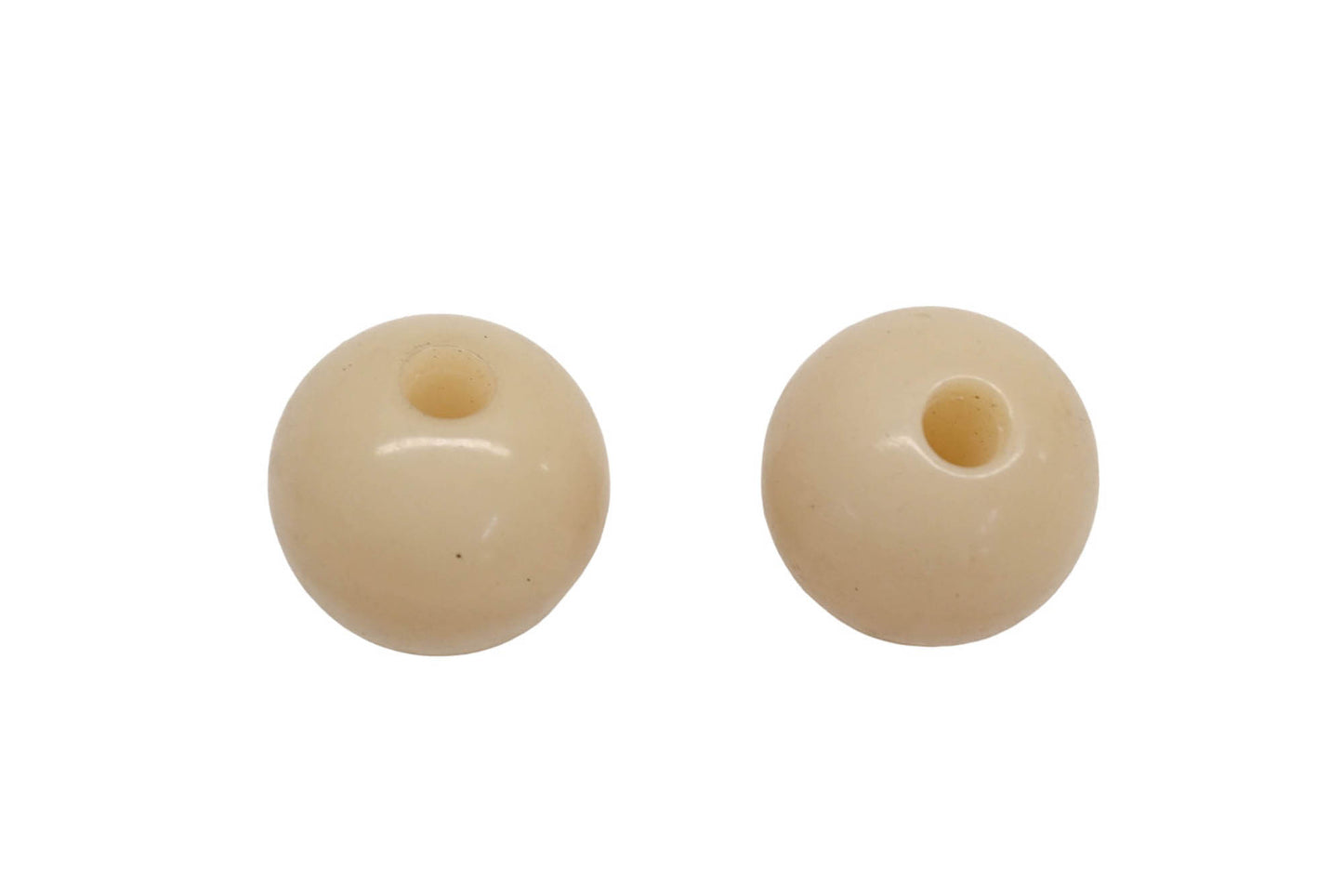 Aftermarket YF007-33 Universal Off-White 1-1/4" Knobs Qty 2 NOS