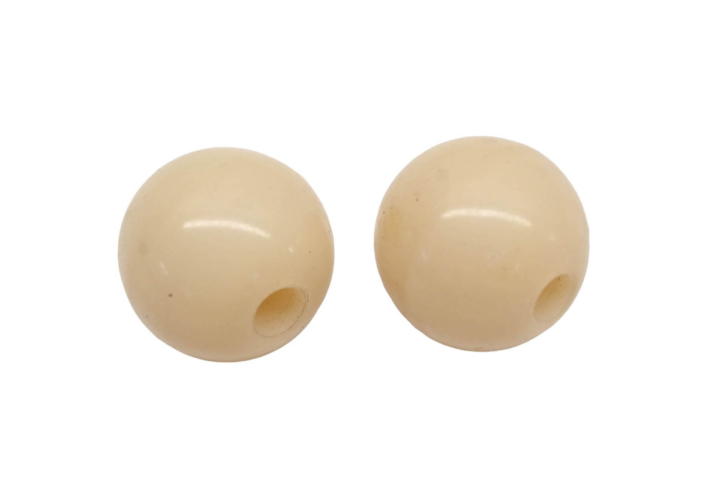 Aftermarket YF007-33 Universal Off-White 1-1/4" Knobs Qty 2 NOS