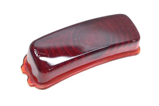 Import Glass Company 924809 Red Glass Tail Light 1-11/18" x 4-11/16" Lens NOS
