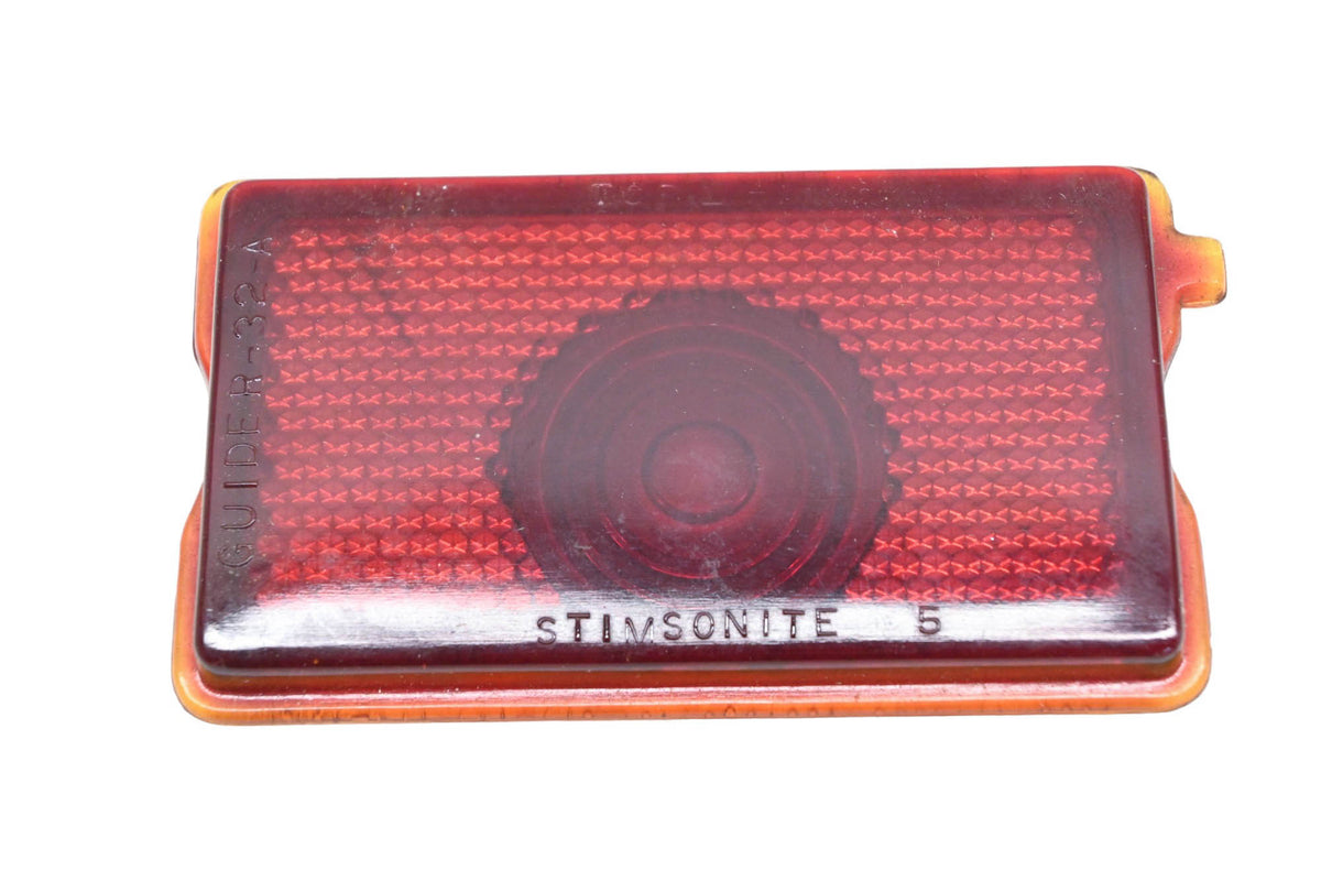 Stimsonite 5933111 Left Red Glass Guide R-32-A Tail Light lens NOS