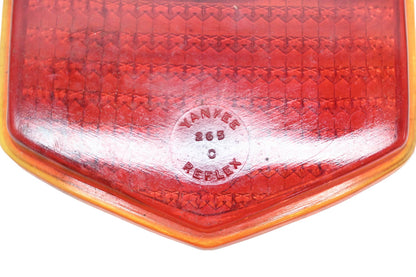 Yankee 265, T-265 Red Glass Tail Light Lens NOS
