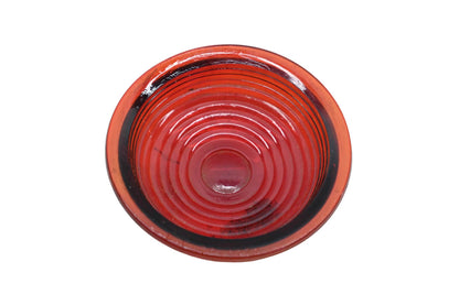L.L. Company 2973 Red Glass 3" Tail Light Lens