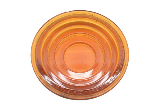 Corning 1935 Amber Glass 3" Lens