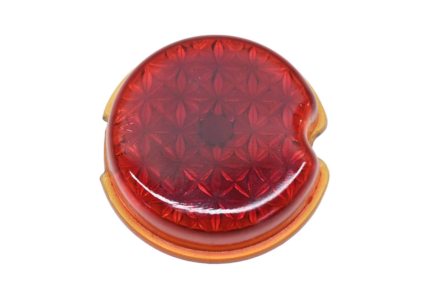 Sunbeam P110 Ruby Red Glass 2-5/8" Tail Light Lens NOS