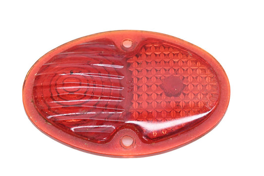 Stadium 911 Red Glass Tail Light 2-7/8" x 4-3/8" Lens NOS