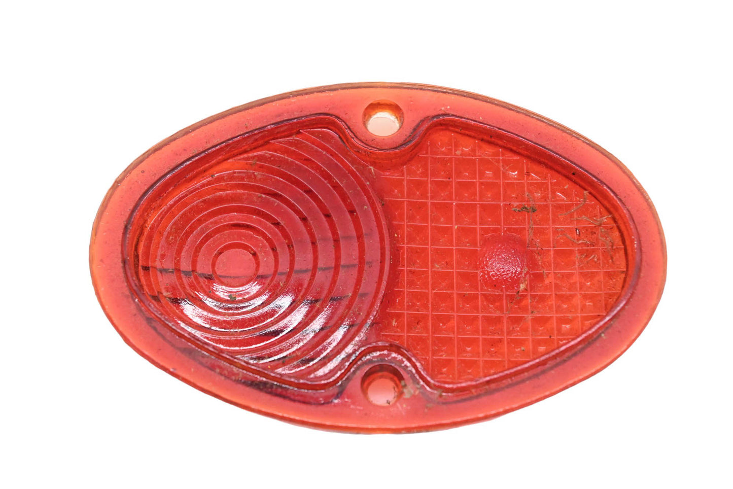 Stadium 911 Red Glass Tail Light 2-7/8" x 4-3/8" Lens NOS