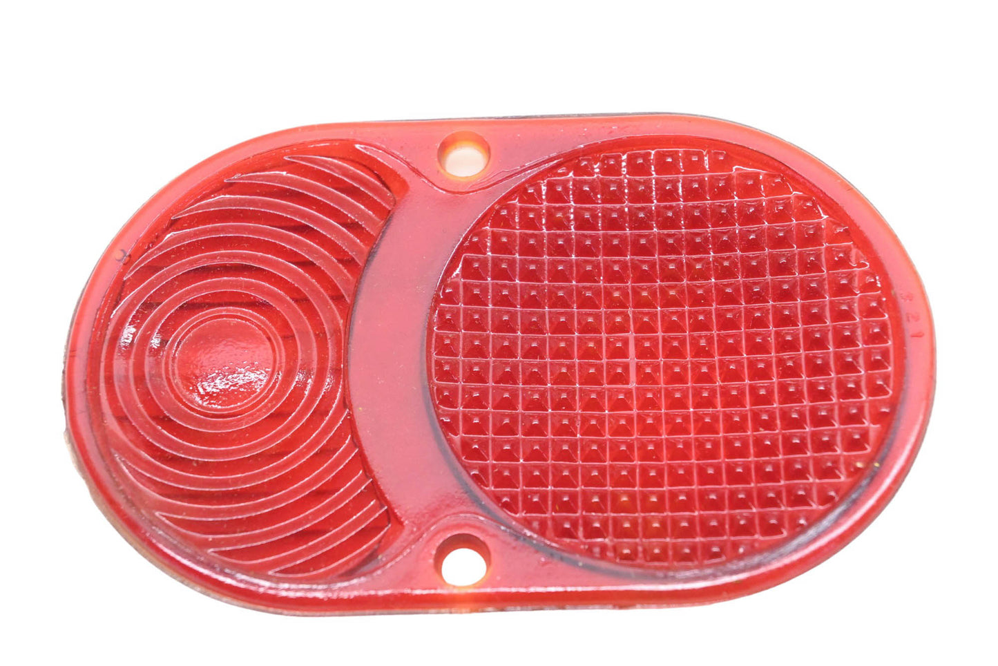 Lynx-Eye T-321, T321 Red GlassTail Light 5-3/16" x 3-7/32" Lens NOS