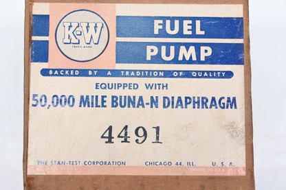 K-W 4491 Mechanical Fuel Pump NOS