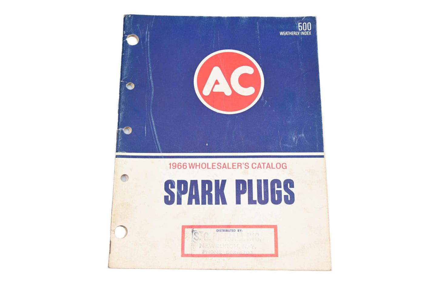 AC 500 1966 Spark Plugs Wholesaler Catalog