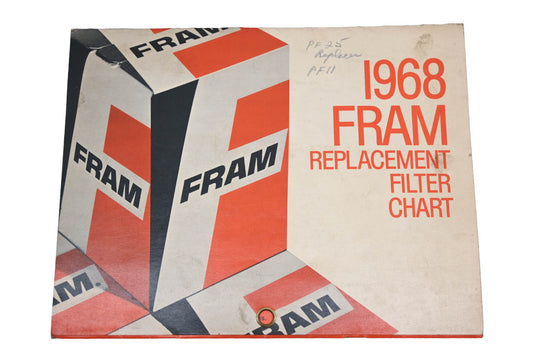 Fram DP012-45 1968 Replacement Filter Chart