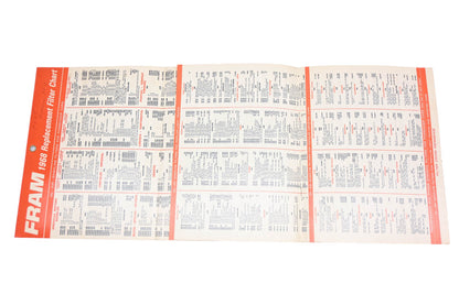 Fram DP012-45 1968 Replacement Filter Chart