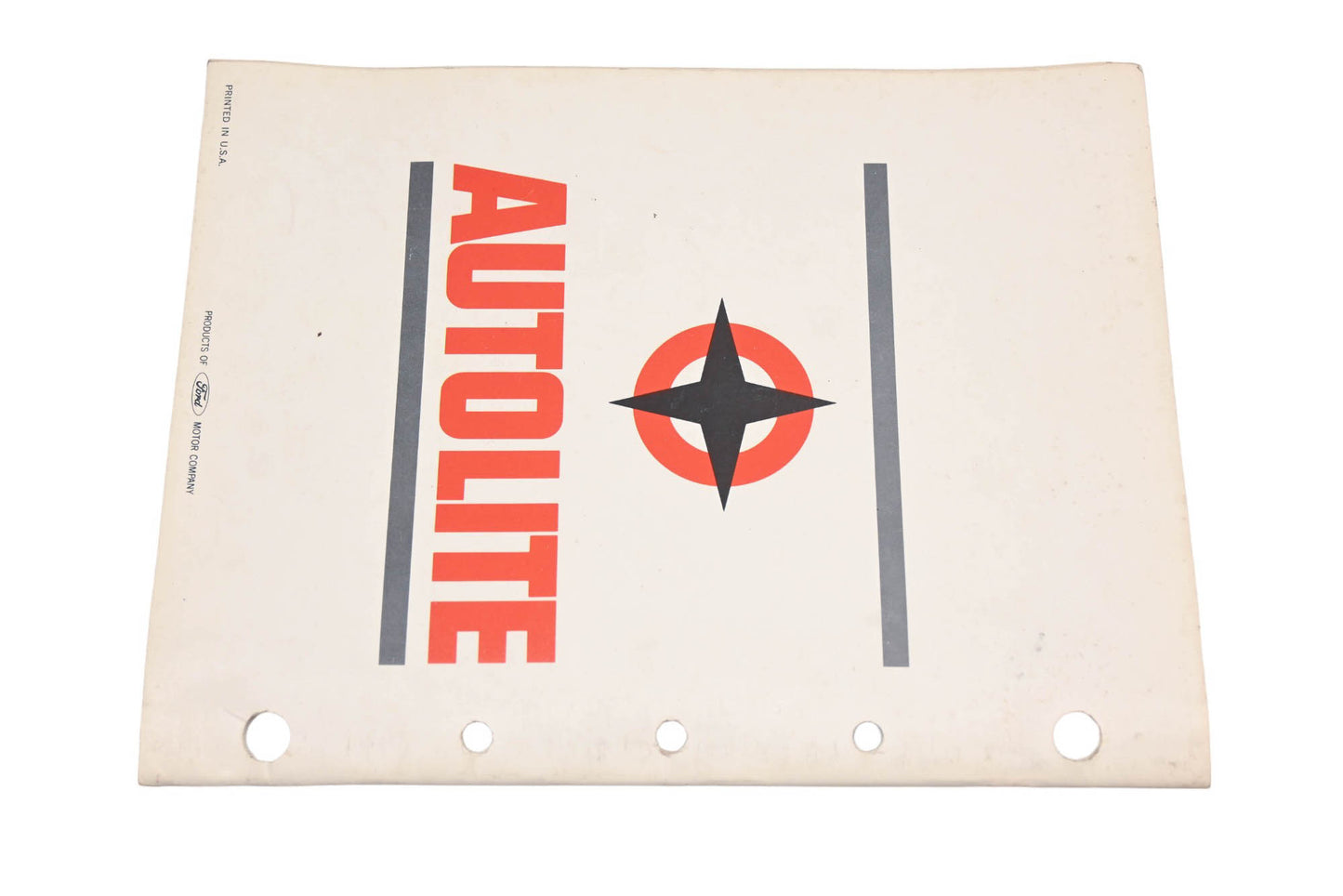 OEM Ford F201A 1964 Autolite Carburetor Tune-Up Catalog