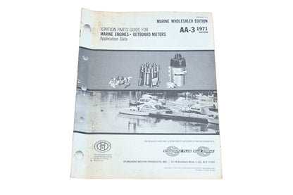 Standard Motor Products AA-3, AA3 1971 Blue Streak Ignition Parts For Marine Engines Outboard Motors Guide