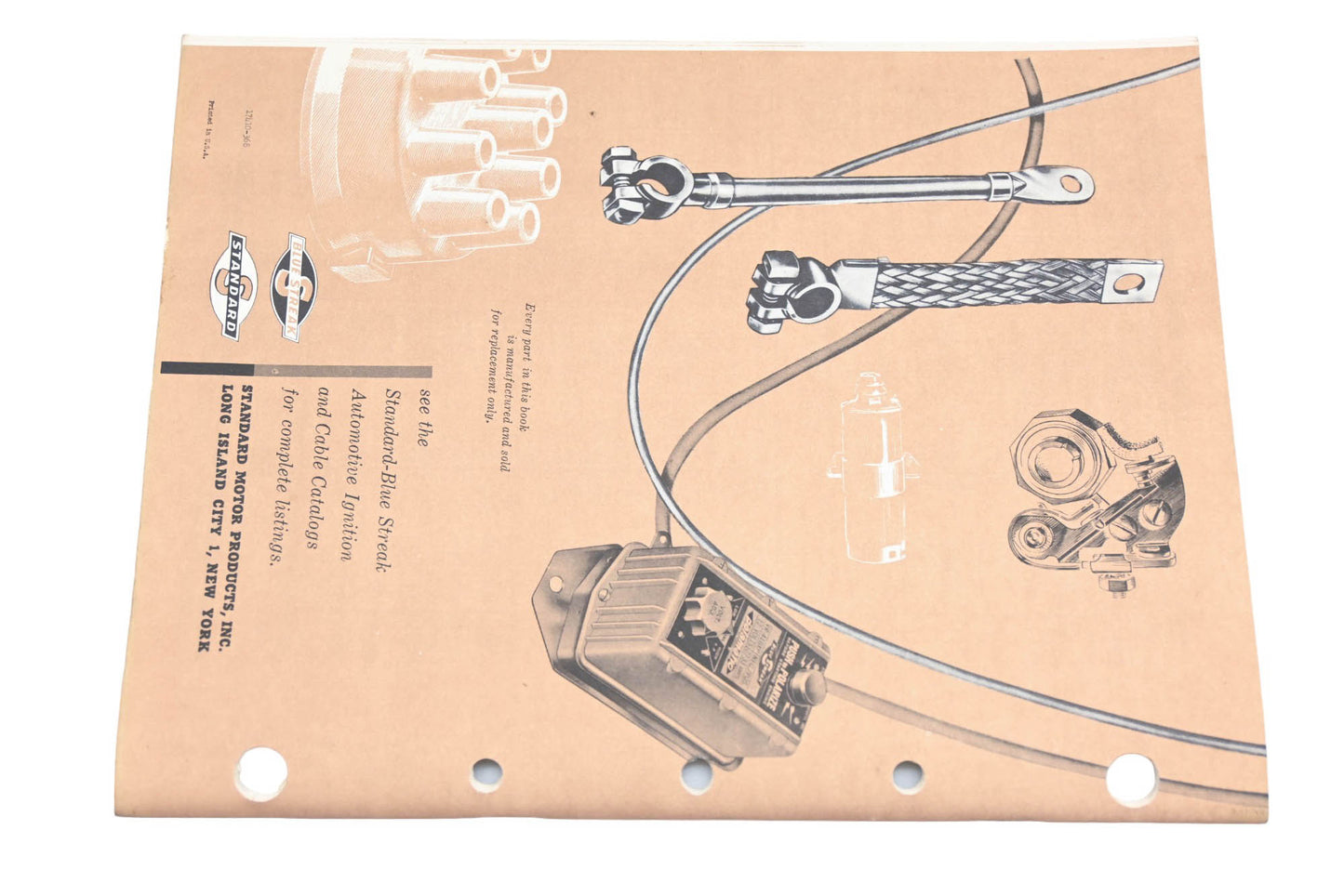 Standard Motor Products AA-1, AA1 Blue Streak 1962 Truck, Buses & Taxis Ignition Parts Guide