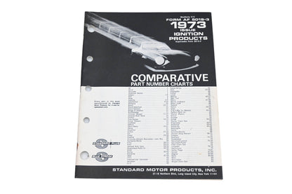 Standard Motor Products AF5013-3 1973 Ignition Products Comparative Chart Guide