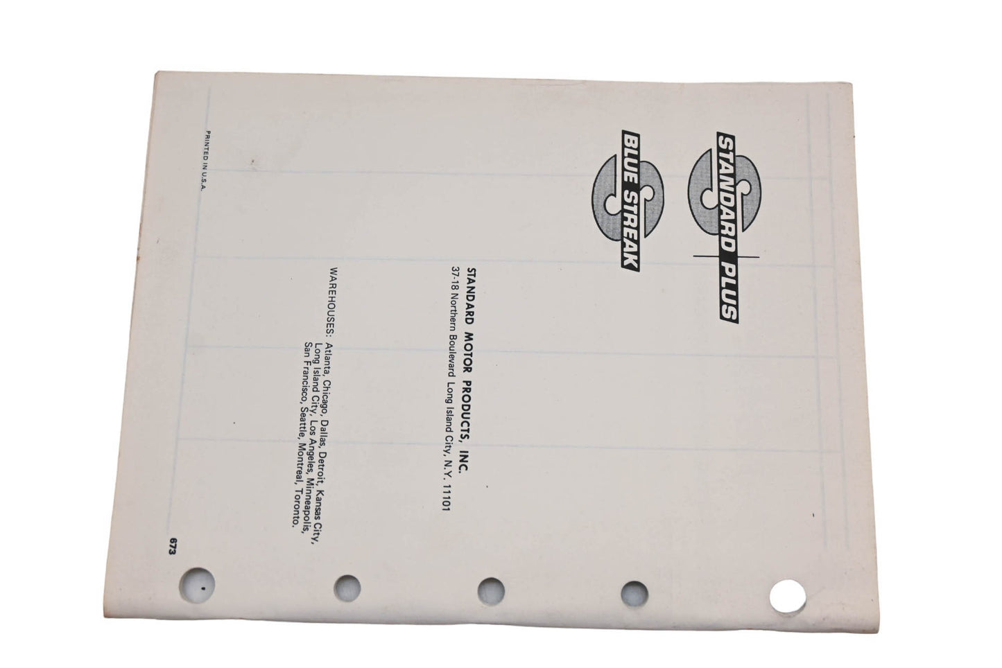Standard Motor Products AF5013-3 1973 Ignition Products Comparative Chart Guide