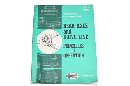 OEM Ford 7795-T 1964 Rear Axle & Drive Line Princliples Of Operation Training Handbook