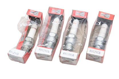 Champion RV12YC6 Spark Plugs Qty 4 NOS