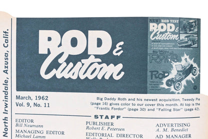 Rod & Custom DP005-39 March 1962 Magazine