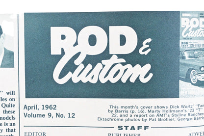 Rod & Custom DP005-40 April 1962 Magazine