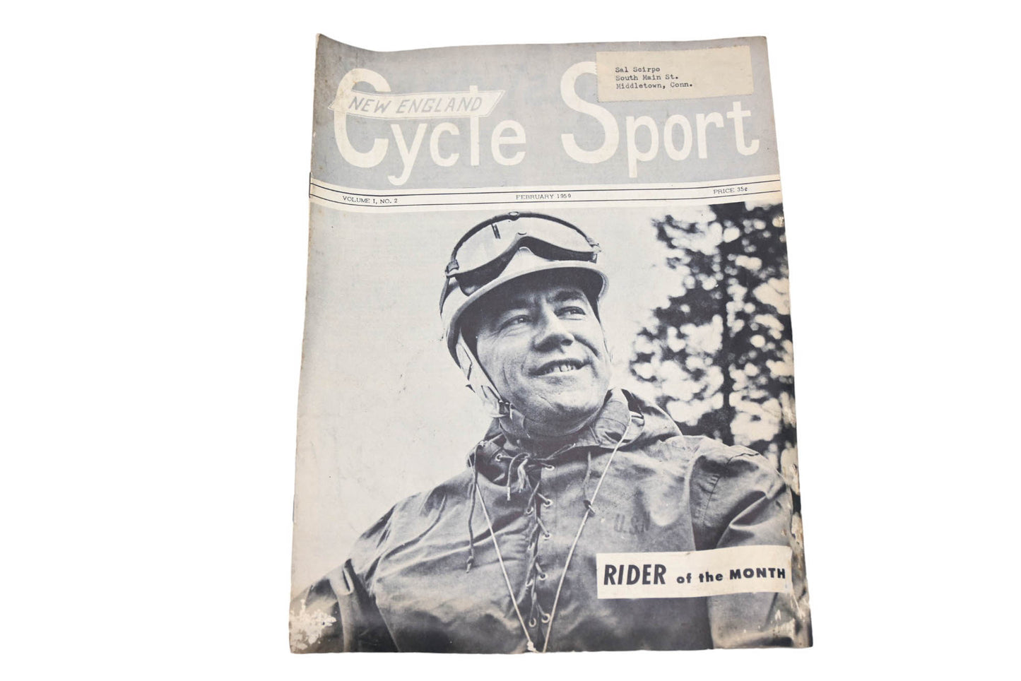 New England Cycle Sport DP005-44 February 1959 Magazine