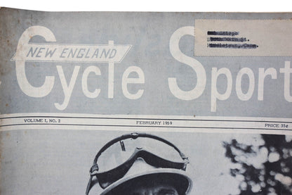 New England Cycle Sport DP005-44 February 1959 Magazine
