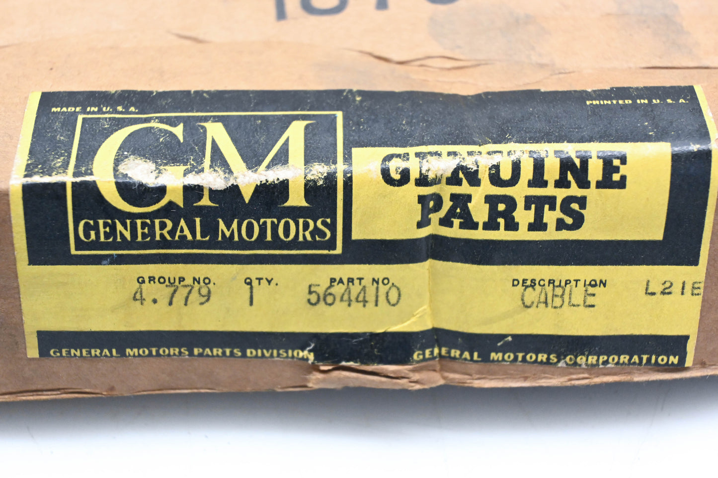 General Motors 564410 Brake Cable NOS