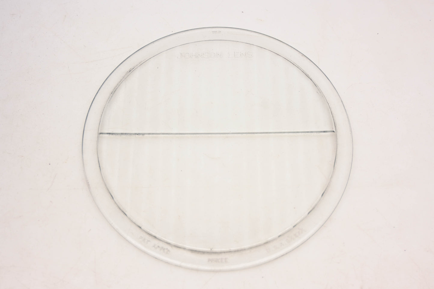 McKee XW010-19 Clear Glass 8-5/8" x 7-5/8" Johnson Headlamp Lens NOS