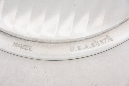McKee XW010-19 Clear Glass 8-5/8" x 7-5/8" Johnson Headlamp Lens NOS