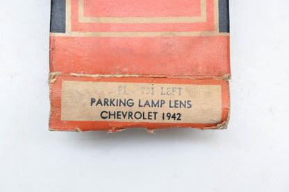 Lynx-Eye PL-701 Clear Frosted Glass Left Parking Lamp Lens NOS