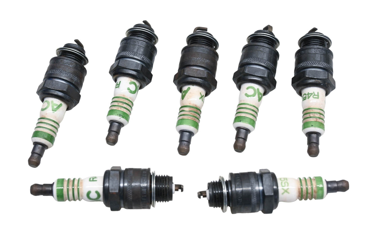 General Motors R45SX AC Spark Plugs Qty 7 NOS
