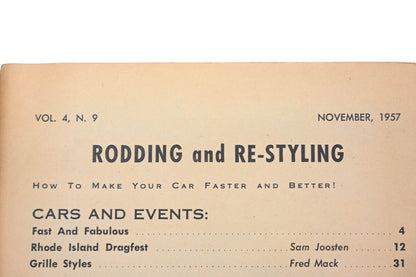 Rodding & Re-Styling AH024-10 November 1957 Magazine