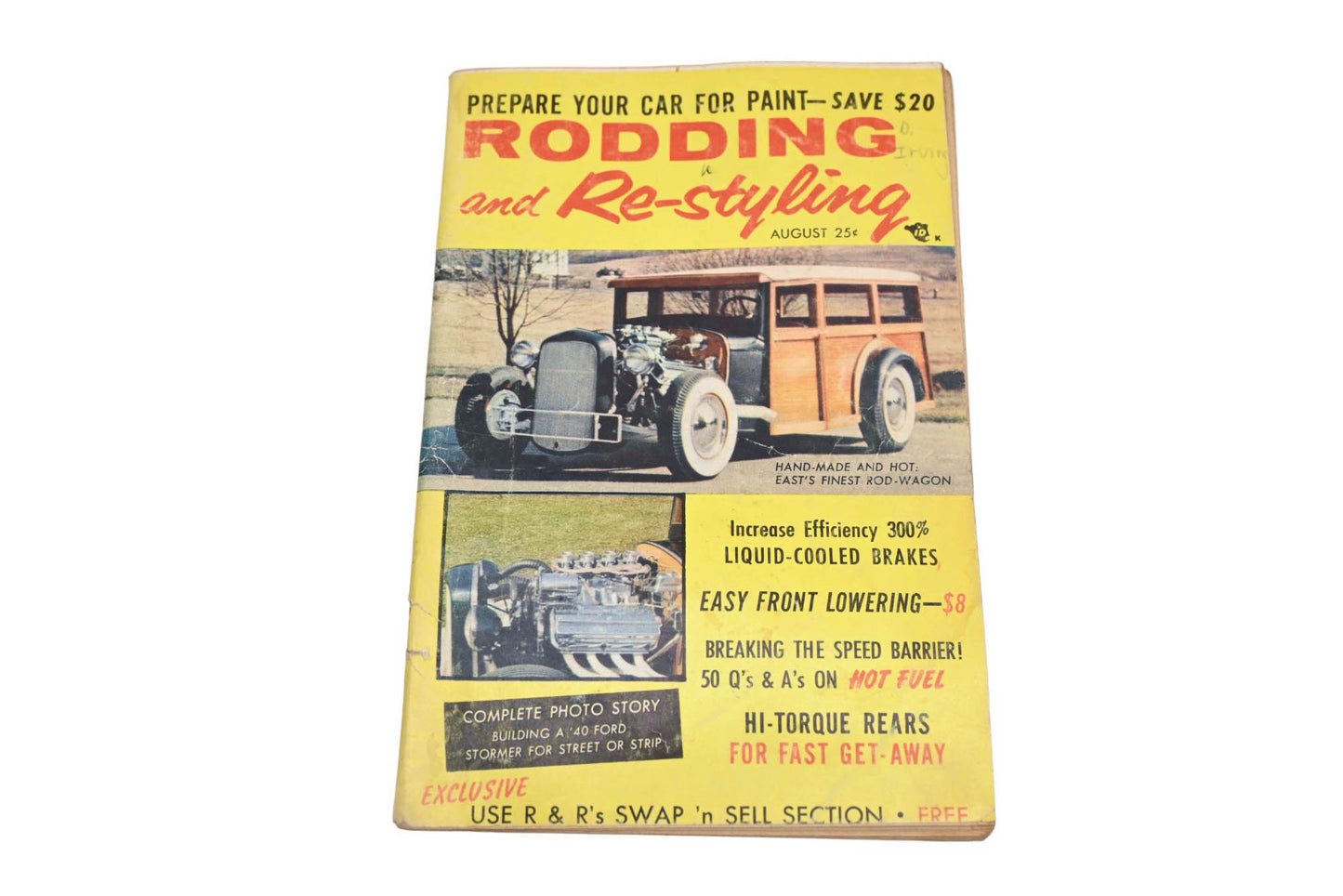 Rodding & Re-Styling AH024-12 August 1957 Magazine
