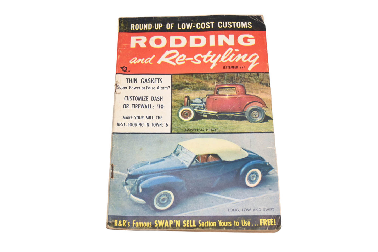 Rodding & Re-Styling AH024-13 September 1957 Magazine