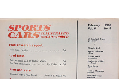 Sports Car Illustrated AH024-23 February 1961 Magazine