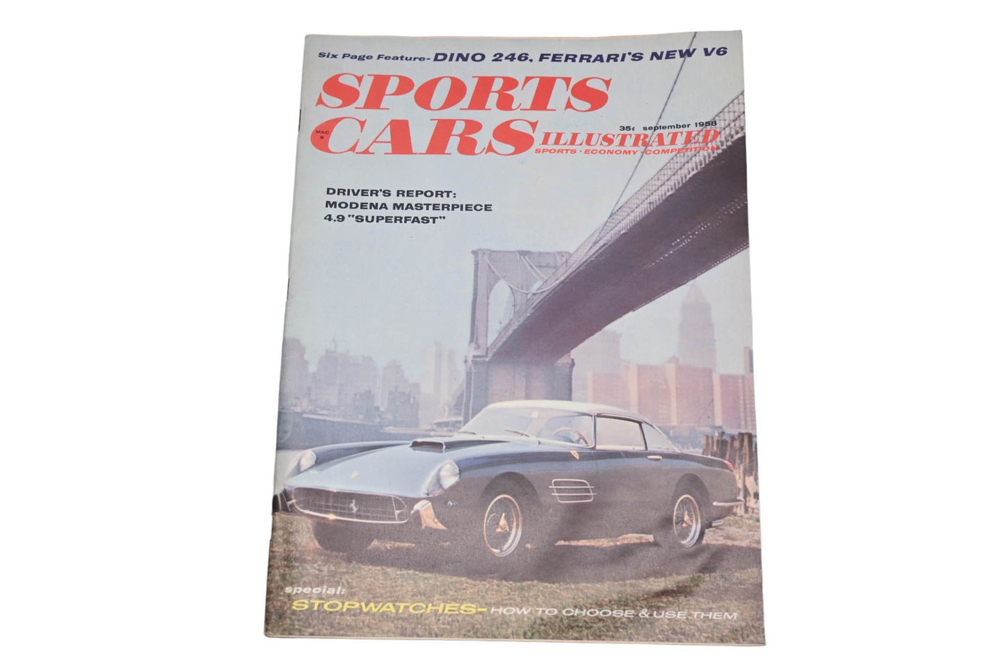 Sports Car Illustrated AH024-26 September 1958 Magazine