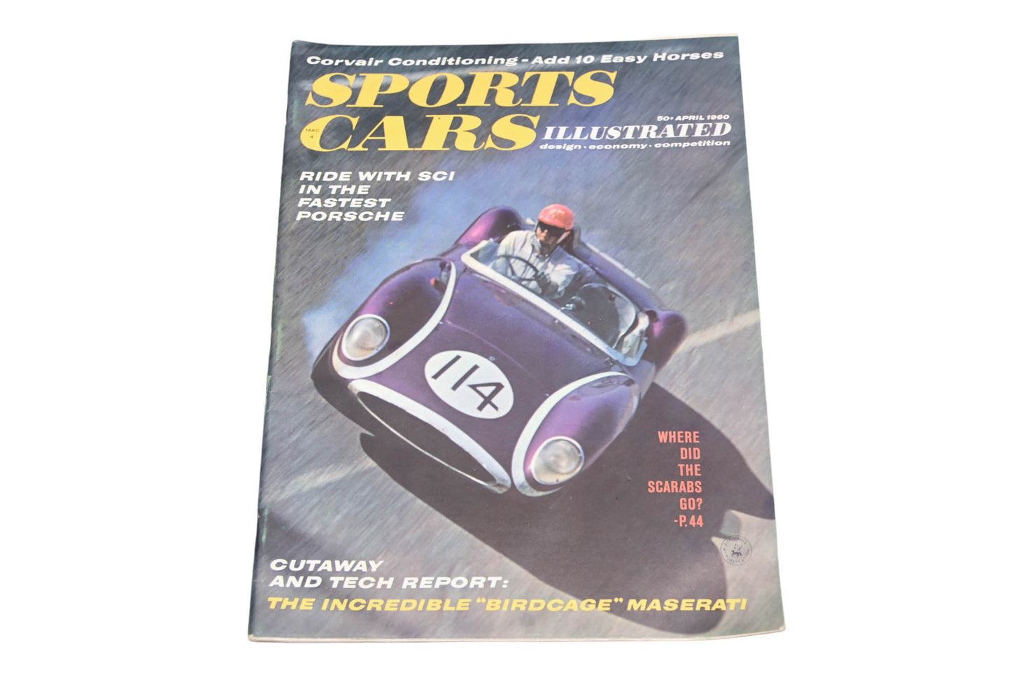 Sports Car Illustrated AH024-34 April 1960 Magazine
