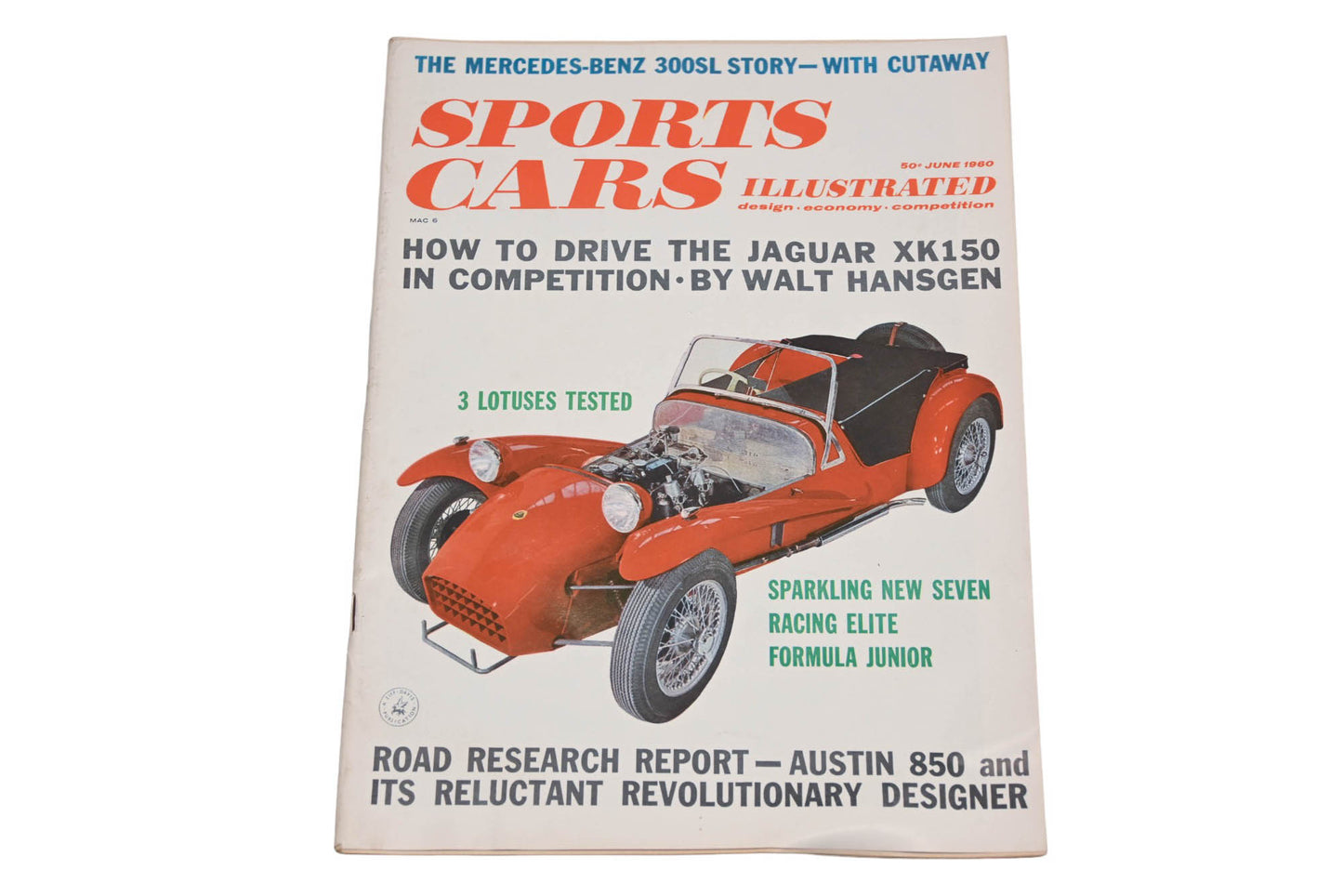 Sports Car Illustrated AH024-36 June 1960 Magazine