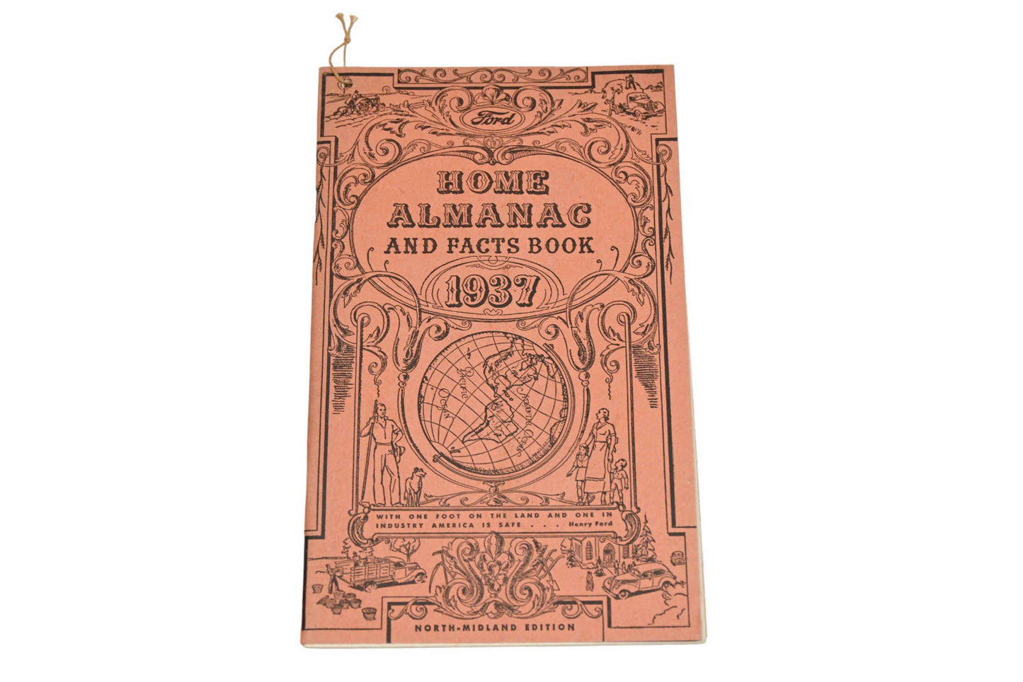 OEM Ford AH024-46 1937 Home Almanac And Fact Book
